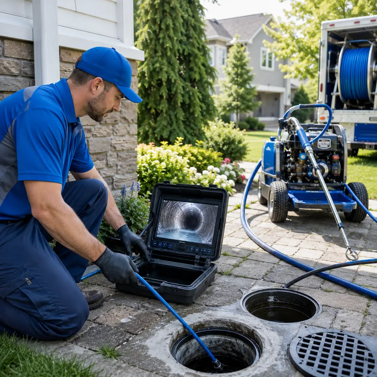 Outdoor drain cleaning professionals serving Seward, PA